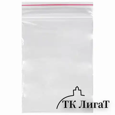 Пакеты с замком ZIP LOCK "зиплок", комплект 100 шт., 60х80 мм, ПВД, толщина 35 микрон, BRAUBERG, 606207