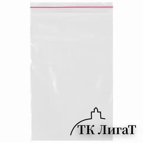 Пакеты с замком ZIP LOCK "зиплок", комплект 100 шт., 80х120 мм, ПВД, толщина 35 микрон, BRAUBERG, 606209