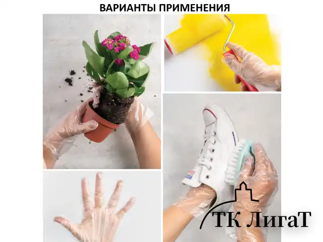 Перчатки полиэтиленовые одноразовые 250 пар (500 шт.) размер L, коробка-диспенсер, плотные