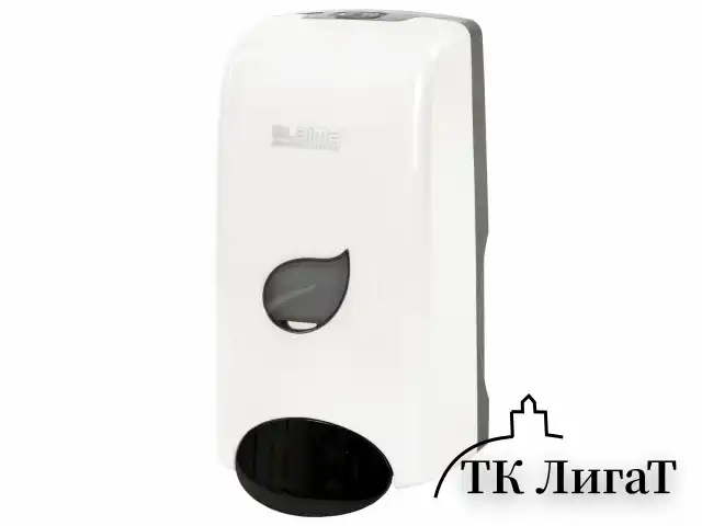 Дозатор для жидкого мыла LAIMA PROFESSIONAL ECO, НАЛИВНОЙ, 1 л, белый, ABS-пластик, 606551