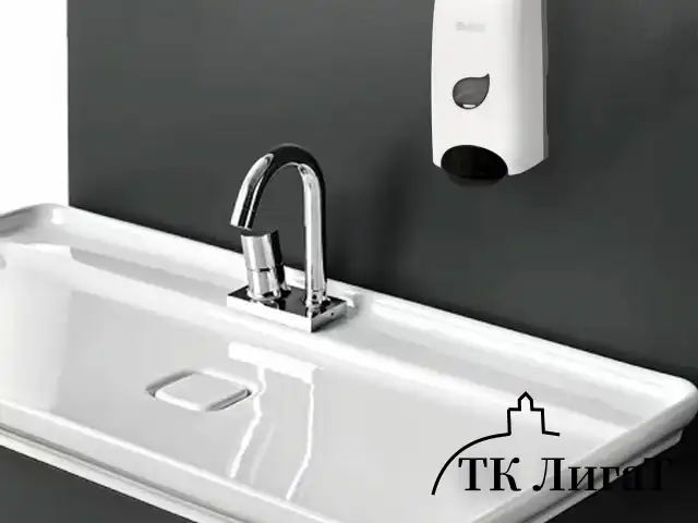 Дозатор для мыла-пены LAIMA PROFESSIONAL ECO, НАЛИВНОЙ, 1 л, белый, ABS-пластик, 606552