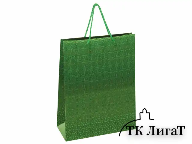 Пакет подарочный 33x12,7x44,7 см, ЗОЛОТАЯ СКАЗКА голография, ассорти 3 цвета, 606610