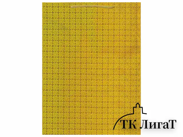 Пакет подарочный 33x12,7x44,7 см, ЗОЛОТАЯ СКАЗКА голография, ассорти 3 цвета, 606610