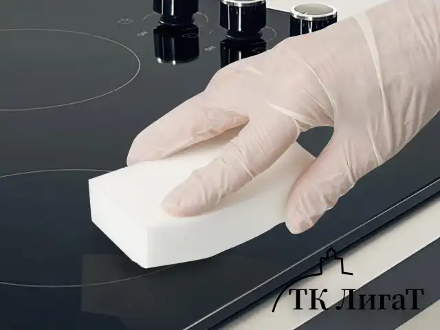 Губка-ластик МЕЛАМИНОВАЯ (BASF, Germany) для удаления пятен и стойких загрязнений, 90х55х20 мм, КОМПЛЕКТ 5 шт., колорбокс, LAIMA, 606891