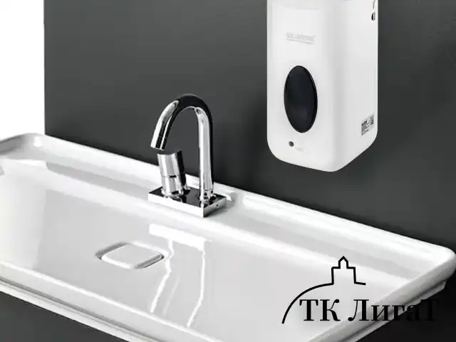 Дозатор для жидкого антисептика LAIMA CLASSIC, СЕНСОРНЫЙ, 1 л, спрей, с блоком питания, 607319