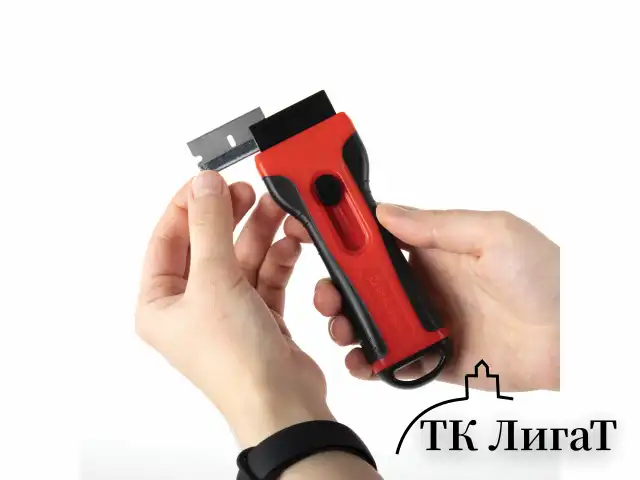 Скребок для любых поверхностей (керамика, стекло, плитка) BRAUBERG SMART CLEAN, 5 лезвий, 607457