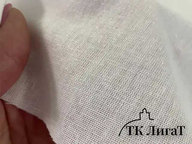 Полотно техническое БЯЗЬ ОТБЕЛЕННАЯ, рулон 1,5х50 м, плотность 120 (±5) г/м2, в пакете, LAIMA, 607521