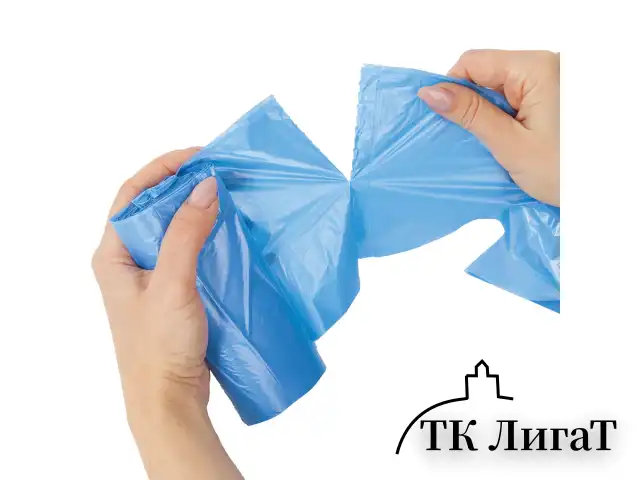 Мешки для мусора LAIMA "ULTRA" 20 л синие, в рулоне 30 шт. прочные, ПНД 8 мкм, 45х50 см, 607682