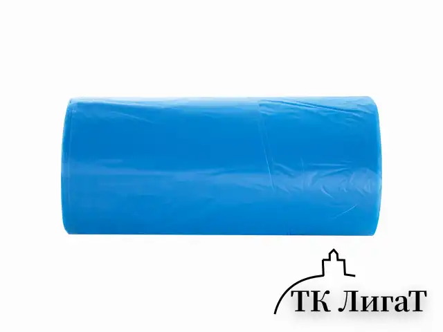 Мешки для мусора с ручками LAIMA ULTRA 35 л, синие 30 шт., прочные, ПНД 9 мкм, 50х54 см, 607683