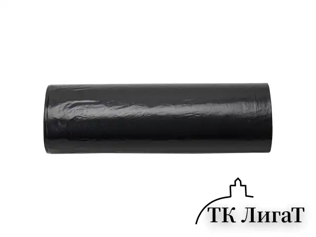 Мешки для мусора LAIMA "ULTRA" 160 л черные, рулон 10 шт. прочные, ПВД 30 мкм, 90х120 см, 607694