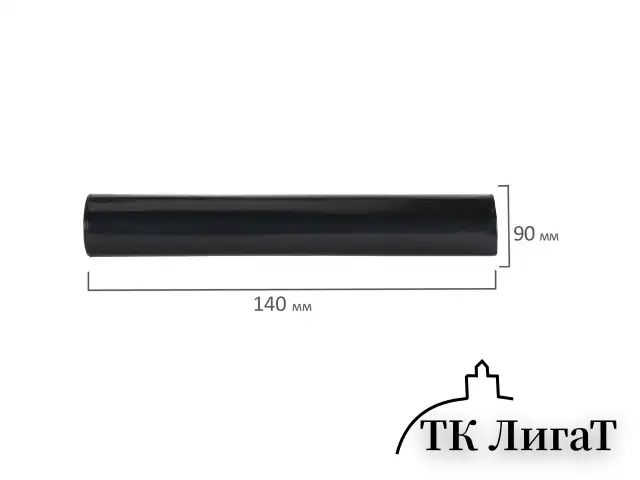 Мешки для мусора LAIMA "ULTRA", 240 л, черные, рулон 5 шт., сверхпрочные, ПСД, 120 мкм, 90х140 см, 607698