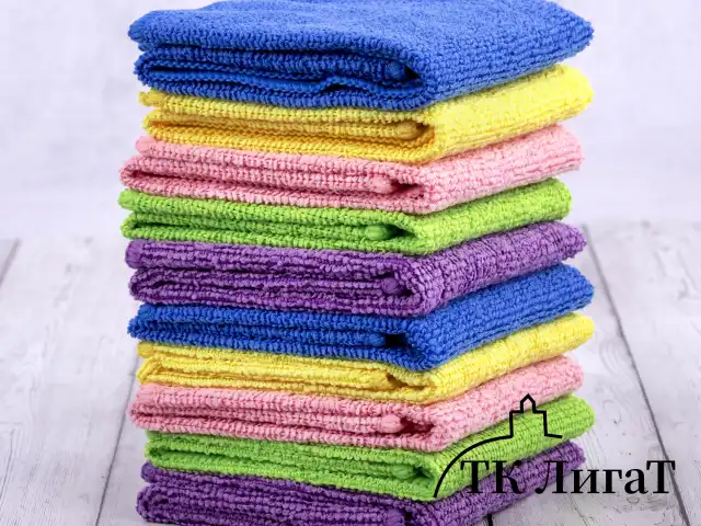 Салфетка из микрофибры 30х30 см "MULTI COLOUR ECONOMY PACK 10", КОМПЛЕКТ 10 шт., LAIMA HOME, 607794