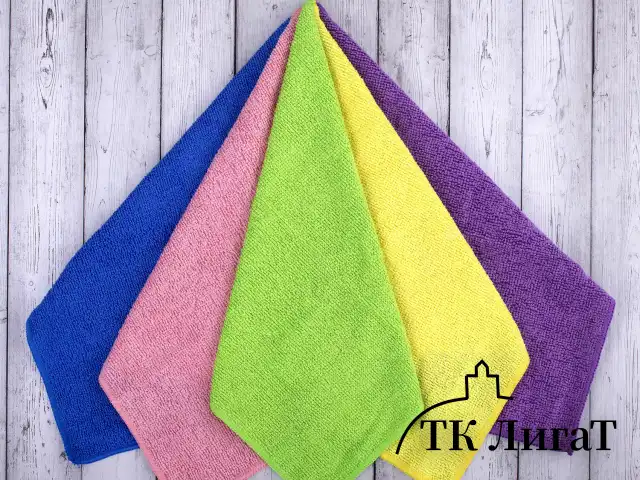 Салфетка из микрофибры 30х30 см "MULTI COLOUR ECONOMY PACK 10", КОМПЛЕКТ 10 шт., LAIMA HOME, 607794