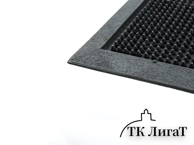 Коврик входной резиновый фактурный грязесборный, 80х120 см, LAIMA EXPERT, 607818