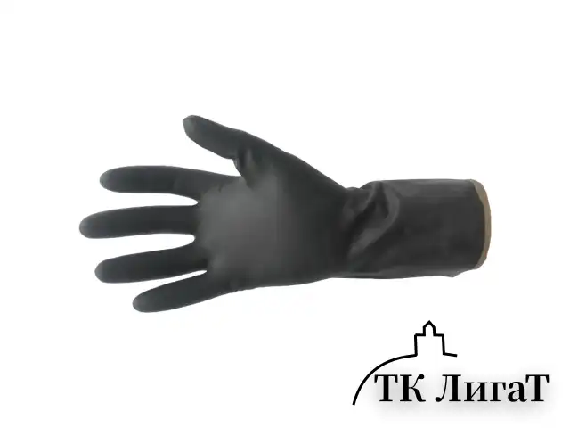 Перчатки резиновые технические кислотощелочестойкие КЩС Тип-2, АЗРИ, размер 8, М (средний), К20Щ20