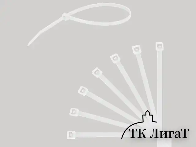 Стяжки (хомуты) нейлоновые сверхпрочные НАБОР 150 шт. (2,5х100/150 мм; 3,6х200 мм), белые, SONNEN, 607927