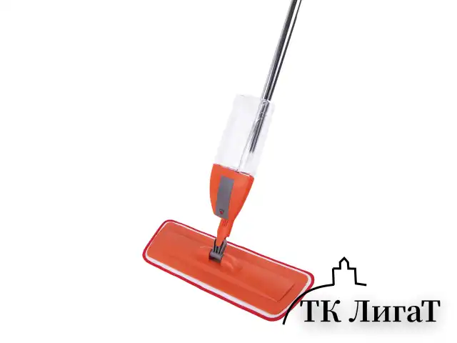 Швабра с распылителем воды плоская для мытья полов и уборки "Spray Mop", LAIMA, 607981