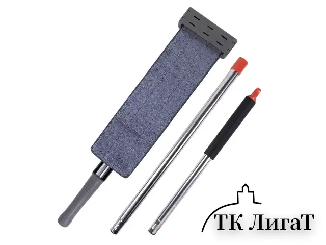 Швабра с отжимом плоская для мытья полов и уборки "Dry Flat Mop", LAIMA, 607982