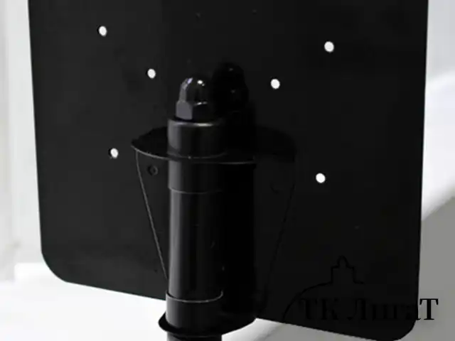Стойка для дозатора антисептика и мыла, высота 1,4 м, сталь, черная, СД-1, СД-1Ч