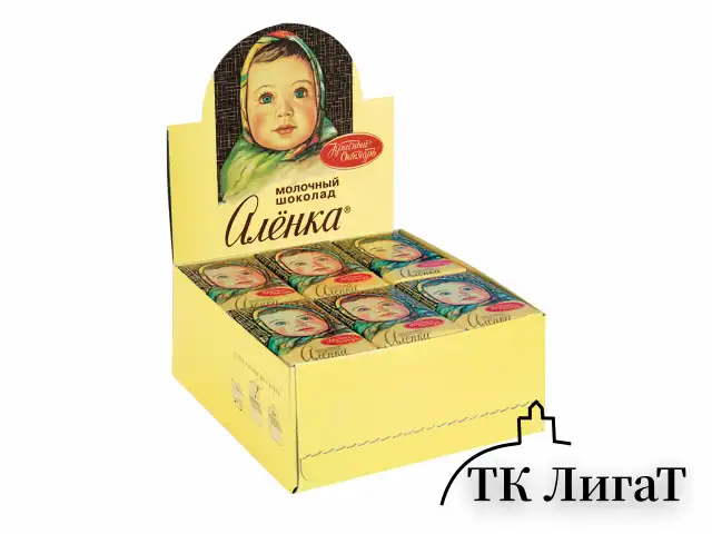 Шоколад КРАСНЫЙ ОКТЯБРЬ "Аленка", 15 г, в шоубоксе, КО07747