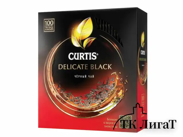 Чай CURTIS "Delicate Black" черный мелкий лист 100 сашетов, 101014