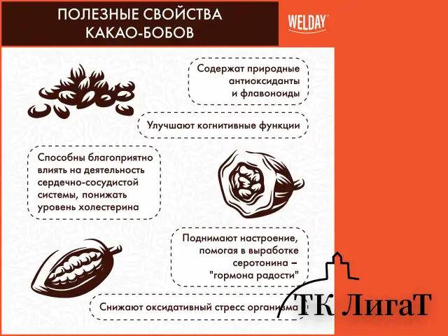 Шоколад порционный WELDAY "Тёмный 47%", 800 г (160 плиток по 5 г), пакет
