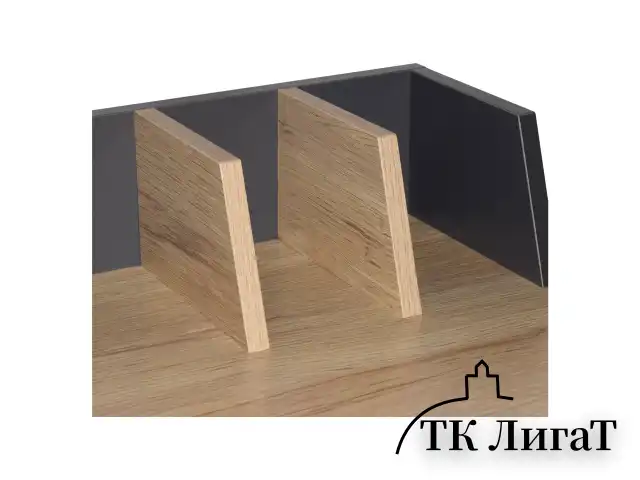 Стол на металлокаркасе BRABIX "LOFT CD-007", 800х500х840 мм, органайзер, комбинированный, 641227