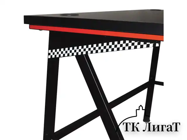 Стол на металлокаркасе BRABIX "TECH GT-001", 1000х600х765 мм, черный, 641857