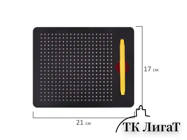 Магнитный планшет-доска MAGPAD MEDIUM для рисования 17х21 см, 380 шариков, BRAUBERG KIDS, 664921