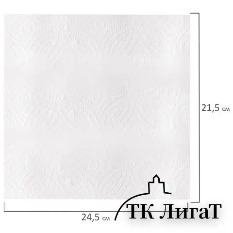 Полотенца бумажные 2-х слойные, спайка 6 рулонов (6х14,7 м), LAIMA LUXE, 100% целлюлоза, 114742