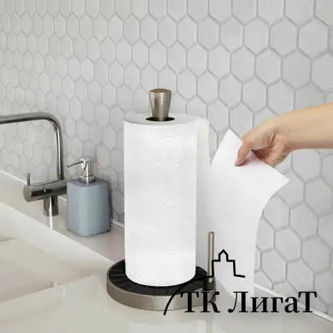 Полотенца бумажные 2-х слойные, спайка 6 рулонов (6х14,7 м), LAIMA LUXE, 100% целлюлоза, 114742