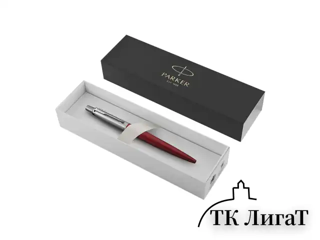 Ручка шариковая PARKER "Jotter Core Chelsea Orange CT", корпус оранжевый, детали хром, синяя, 1953189