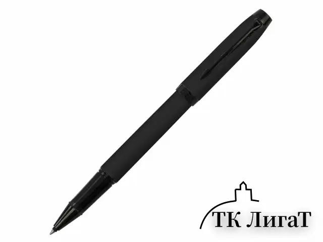 Ручка-роллер PARKER "IM Achromatic Black BT", корпус черный матовый, нержавеющая сталь, черная, 2127743