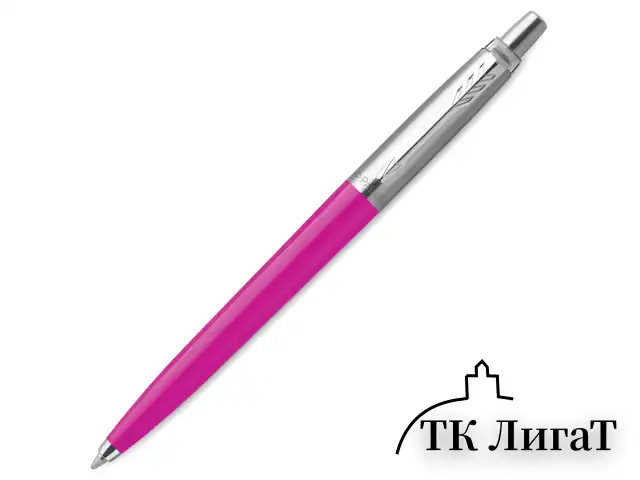 Ручка шариковая PARKER "Jotter Orig Magenta", корпус розовый, нержавеющая сталь, блистер, синяя, 2075996