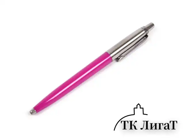 Ручка шариковая PARKER "Jotter Orig Magenta", корпус розовый, нержавеющая сталь, блистер, синяя, 2075996
