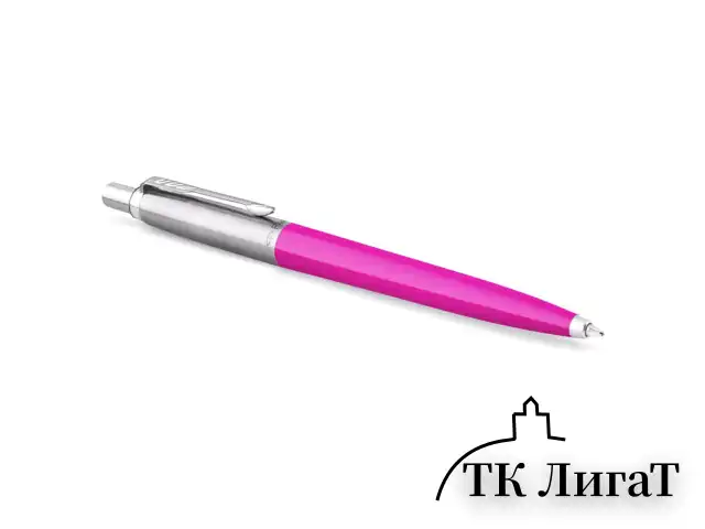 Ручка шариковая PARKER "Jotter Orig Magenta", корпус розовый, нержавеющая сталь, блистер, синяя, 2075996