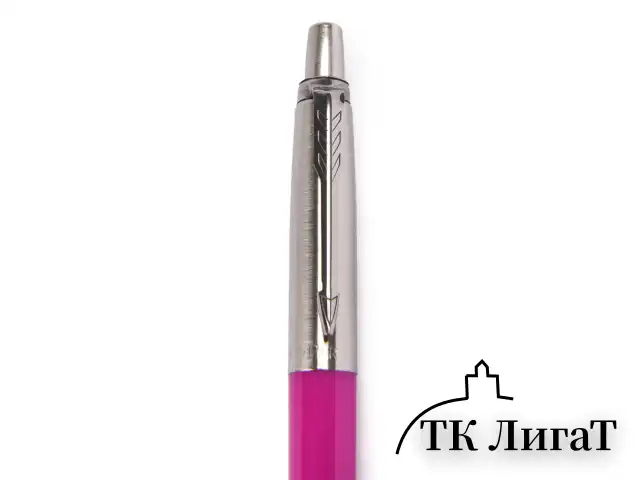 Ручка шариковая PARKER "Jotter Orig Magenta", корпус розовый, нержавеющая сталь, блистер, синяя, 2075996