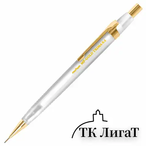 Карандаш механический 0,5 мм, MUNHWA "MP Gold Trima", ластик, корпус ассорти, BMPG05