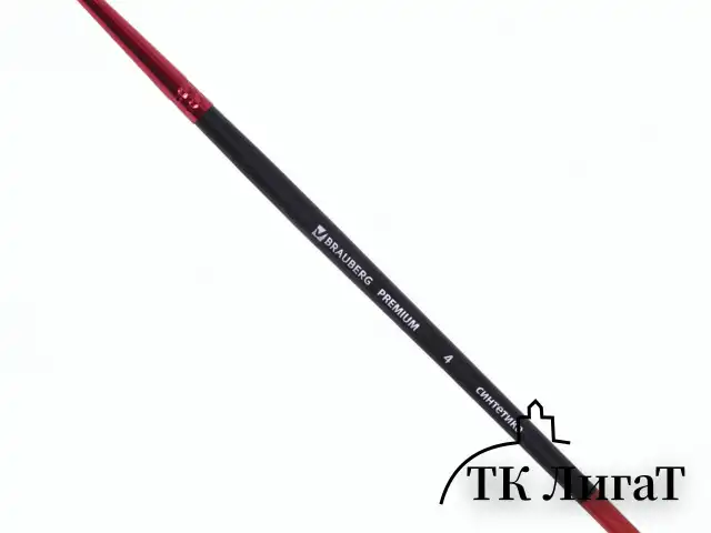 Кисти BRAUBERG PREMIUM, набор 5 шт. (синтетика, круглая № 1, 2, 3, 4, 5), блистер, 201025