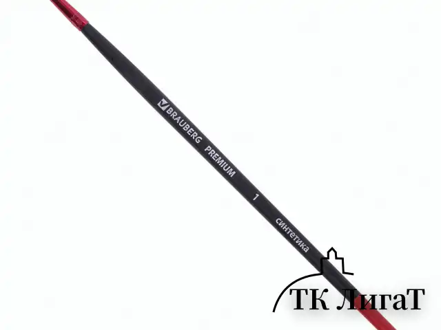 Кисти BRAUBERG PREMIUM, набор 5 шт. (синтетика, круглая № 1, 2, 3, 4, 5), блистер, 201025