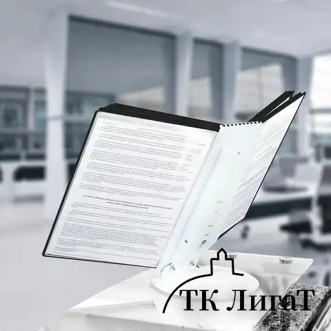 Демосистема настольная/настенная на 10 панелей, с 10 черными панелями А4, STAFF "Profit", 238218