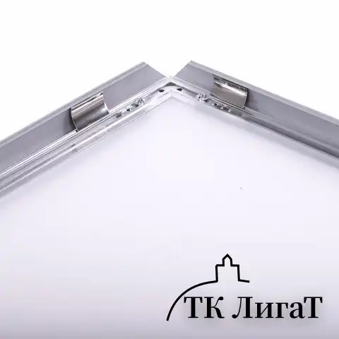 Рамка настенная с "клик"-профилем А2 (420х594 мм), алюминиевый профиль, BRAUBERG "Extra", 238222