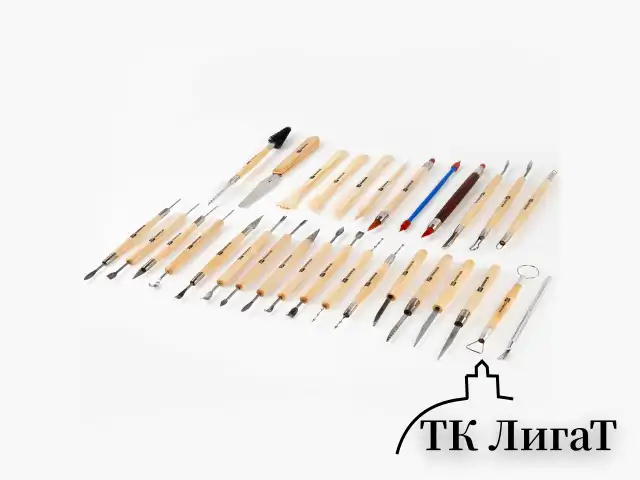 Набор инструментов для лепки и моделирования, 30 шт. в скрутке, BRAUBERG ART CLASSIC, 271176