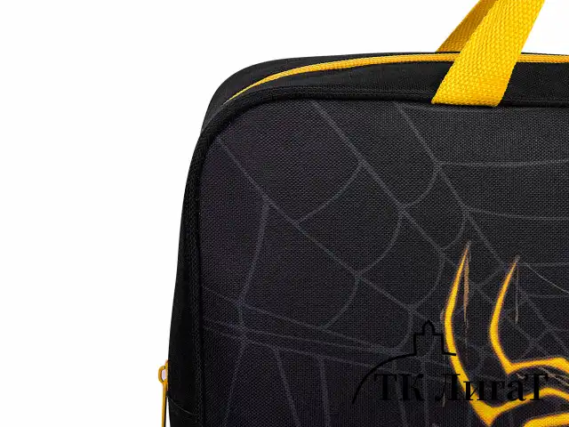 Папка на молнии с ручками BRAUBERG А4, 1 отделение, полиэстер, 80 мм, "Venomous spider", 271485