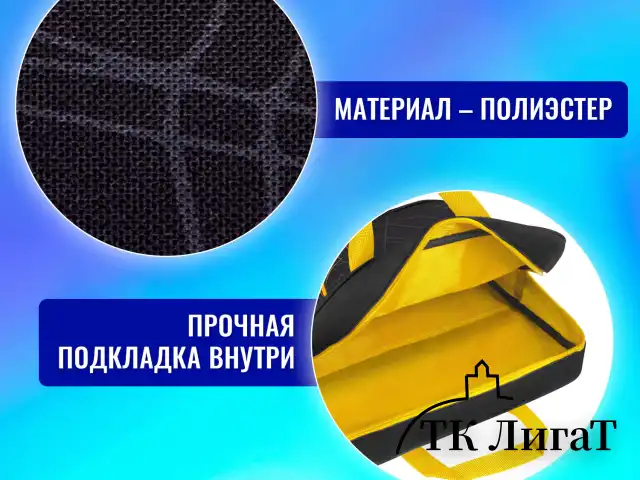 Папка на молнии с ручками BRAUBERG А4, 1 отделение, полиэстер, 80 мм, "Venomous spider", 271485