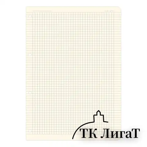 Сменный блок для тетради на кольцах БОЛЬШОЙ ФОРМАТ А4 120 л., BRAUBERG, ПОВЫШЕННОЙ ПЛОТНОСТИ, кремовый, 404517
