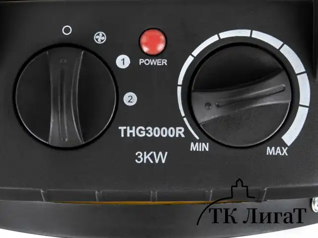 Тепловая пушка электрическая SONNEN THG-3000R, 3 кВт, 220В, керамический нагреватель, 456193