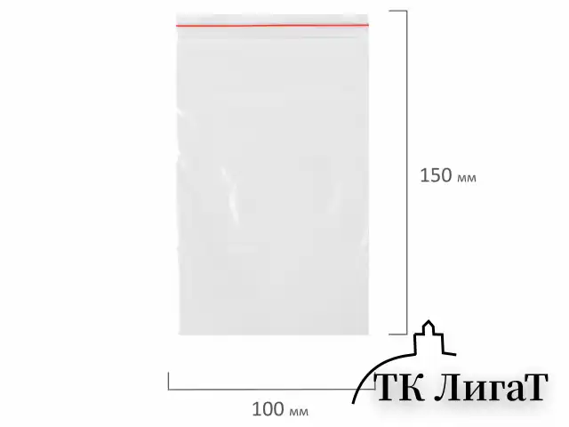 Пакеты с замком ZIP-LOCK "зиплок", комплект 100 шт., 10х15 см, ПВД, толщина 32 мкм, STAFF, 608165