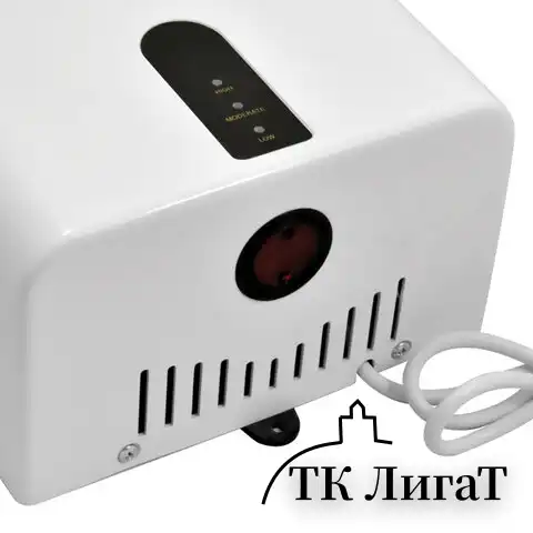 Сушилка для рук PUFF-8810, 1200 Вт, пластик, белая, 1401.376