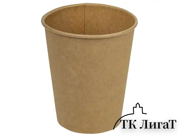 Одноразовые стаканы 250 мл, КОМПЛЕКТ 50 шт., бумажные однослойные, х/г, LAIMA ECO CRAFT, 608369